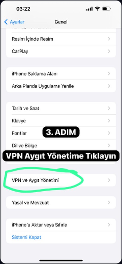 VPN ve Aygıt Yönetimi